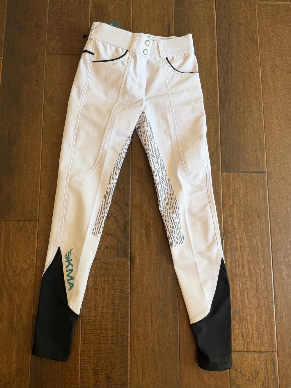 KMA 26 full seat grip ladies breeches white new
